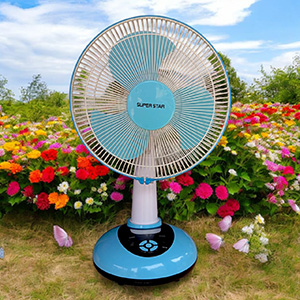 Super Star Rechargeable Table Fan
